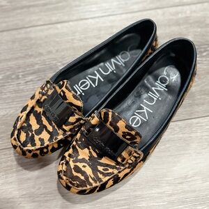 Calvin Klein Women's Animal Print Loafers